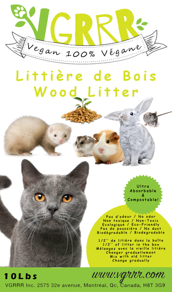 VGRRR Wood Pellet Compostable Litter