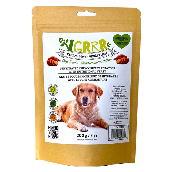 VGRRR Sweet Potato with Nooch Treats for Dogs