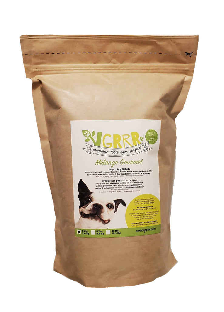 VGRRR Melange Gourmet Vegan Dog Kibble