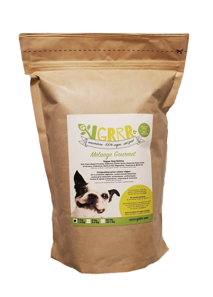 VGRRR Melange Gourmet Vegan Dog Kibble