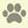 a paw print